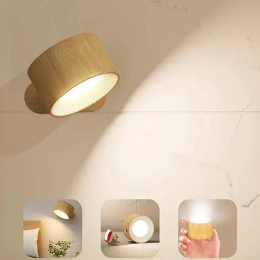 360° Rechargeable LED Lamp – Cordless Portable Light with Adjustable Brightness and USB Rechargeable Battery 0